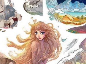 人与动物的奇幻旅程简笔画创作展览探索心灵与自然的奇妙结合