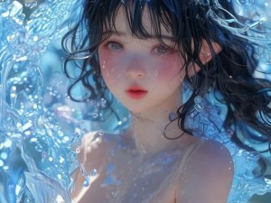 女生把喷泉穿身上秒变水婚纱-喷泉瞬间浸透身姿 炫美水婚纱闪耀夏日浪漫
