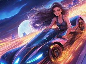 疾驰在无边的夜空赛道上的绝世好车——黑夜游侠在QQ飞车中的传奇之旅qq飞车手游黑夜