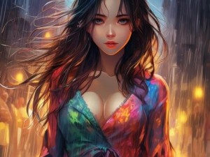 一日多伞雨中行 不同色彩的心情交织在黄昏前