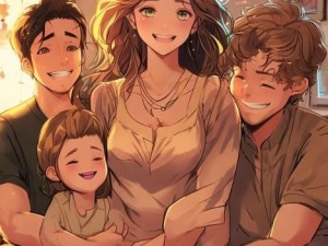 亲情无限乐融融父母儿女共度温馨时光