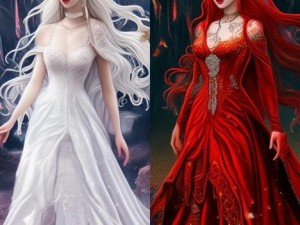 白皇后与红皇后的奇幻对决与友谊之旅