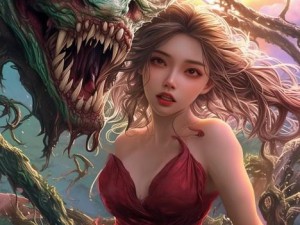 被怪物缠绕的美人海棠在绝境中绽放出的勇气与爱恋