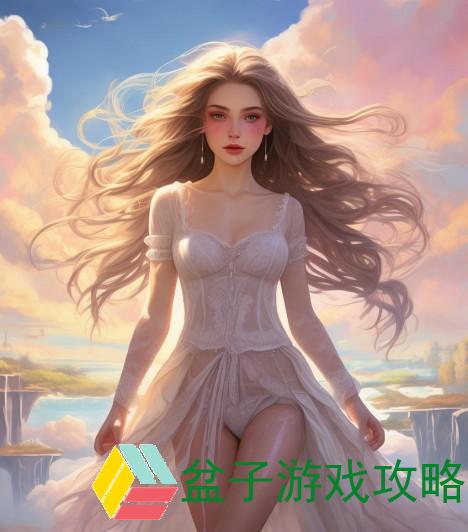 云缨踏云而来探索内心之旅的美丽画卷