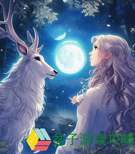 瑶在月光下与神鹿相遇的奇幻旅程与心灵启迪