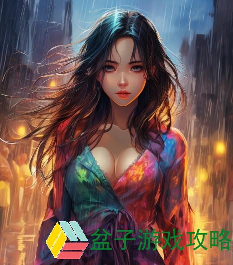 一日多伞雨中行 不同色彩的心情交织在黄昏前