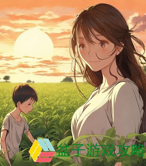 儿子耕种母亲的田地传承着爱的希望与生命的延续