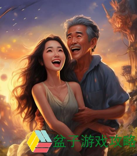 亚洲老大爷的奇幻冒险之旅黄昏下的欢笑与感动