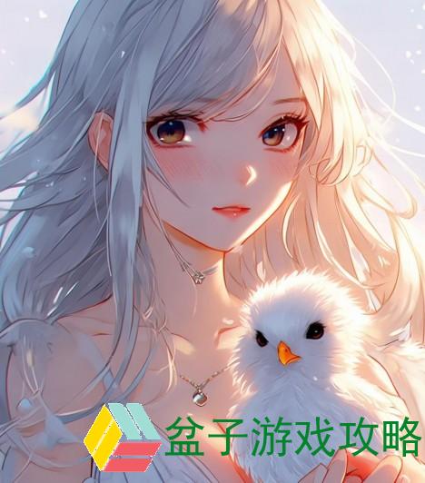 小鸡身上的白色绒毛如雪般纯洁，展现生命的美好与温暖