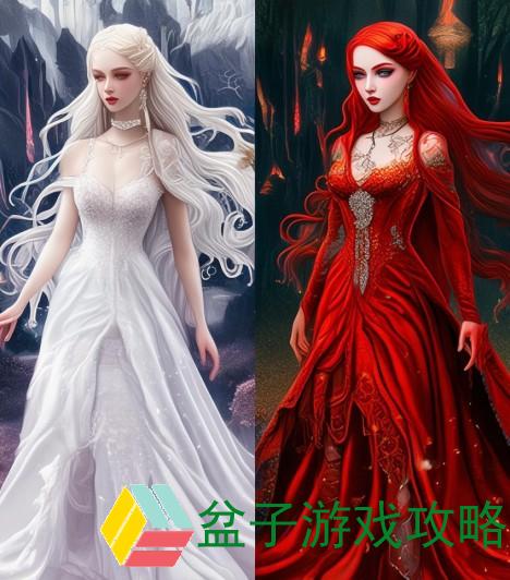 白皇后与红皇后的奇幻对决与友谊之旅