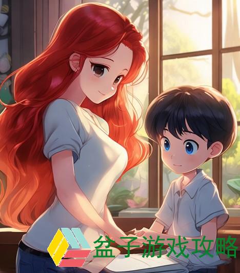 孙尚香站在板凳上给刘禅辅导作业、孙尚香站在板凳上耐心辅导刘禅作业的温馨瞬间