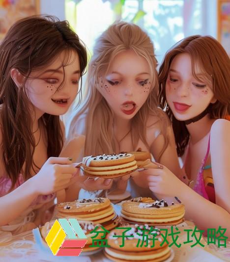 夹心饼干三人共度甜蜜时光男男友谊无限畅享美味乐趣