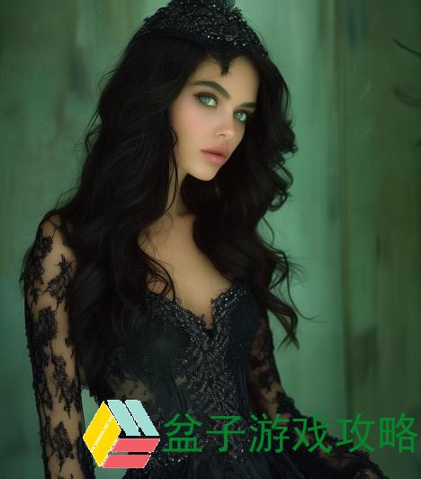 神秘魅惑黑色蕾丝女装展现优雅气质与个性风采