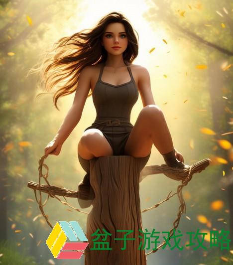 骑在突出的木棒上探寻勇气与平衡的奇妙旅程