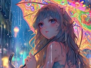 一夜之间小雨伞的奇妙旅程与雨中故事