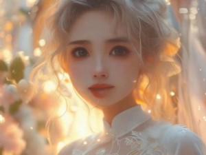 萌白酱甜蜜绽放纯白旗袍的梦幻时刻与温馨回忆
