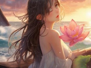 老人船上弄雨荷情深似海岁月如歌