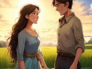 女儿携手父亲共耕水田感悟亲情与责任的温暖故事