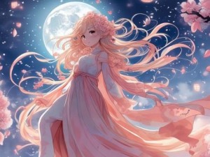 桃花妖女借助月光修炼成仙的奇幻之旅
