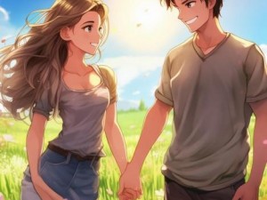 田间恋曲：情侣携手共插秧，共享丰收的希望与甜蜜