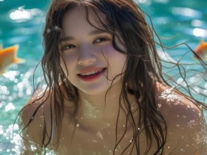 水中嬉戏鱼相伴细腻情感交融的欢乐时光