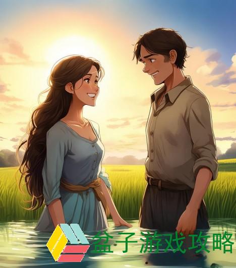女儿携手父亲共耕水田感悟亲情与责任的温暖故事