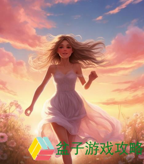 朝霞中奔向天堂的美好早晨与梦想交织的时光