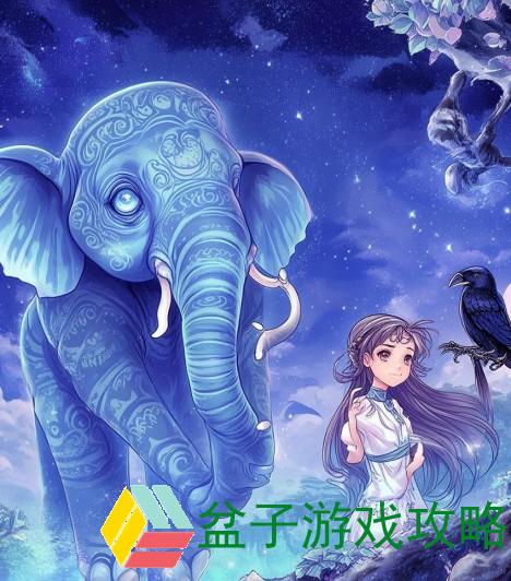 天美九一星空下的神秘大象与智慧乌鸦的奇幻冒险之旅